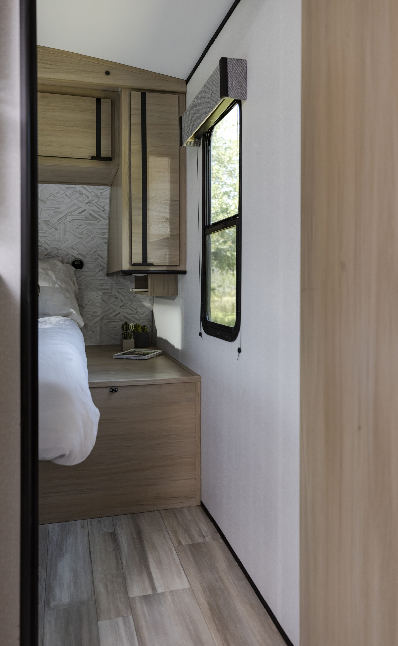 Radiance Interior Bedroom Features Radiance Trailer copy scaled