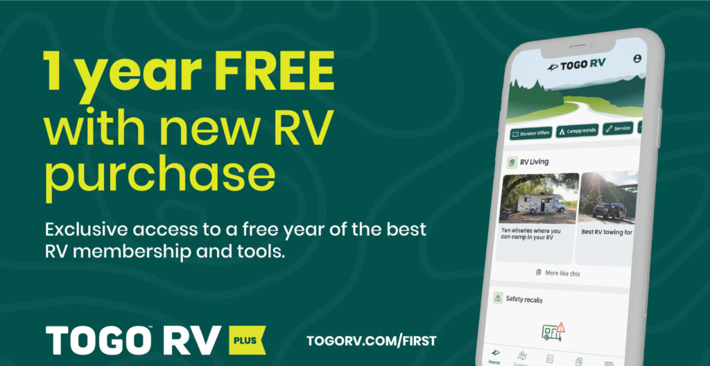 TOGO RV Offer For New Cruiser RV Owners | Cruiser RVs
