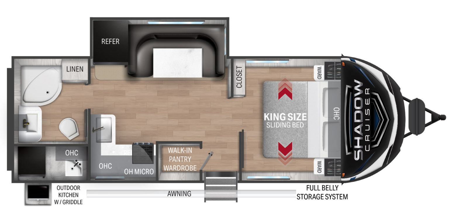 2022 Shadow Cruiser 239RBS - Ultra-Lite Travel Trailer - by Cruiser RV